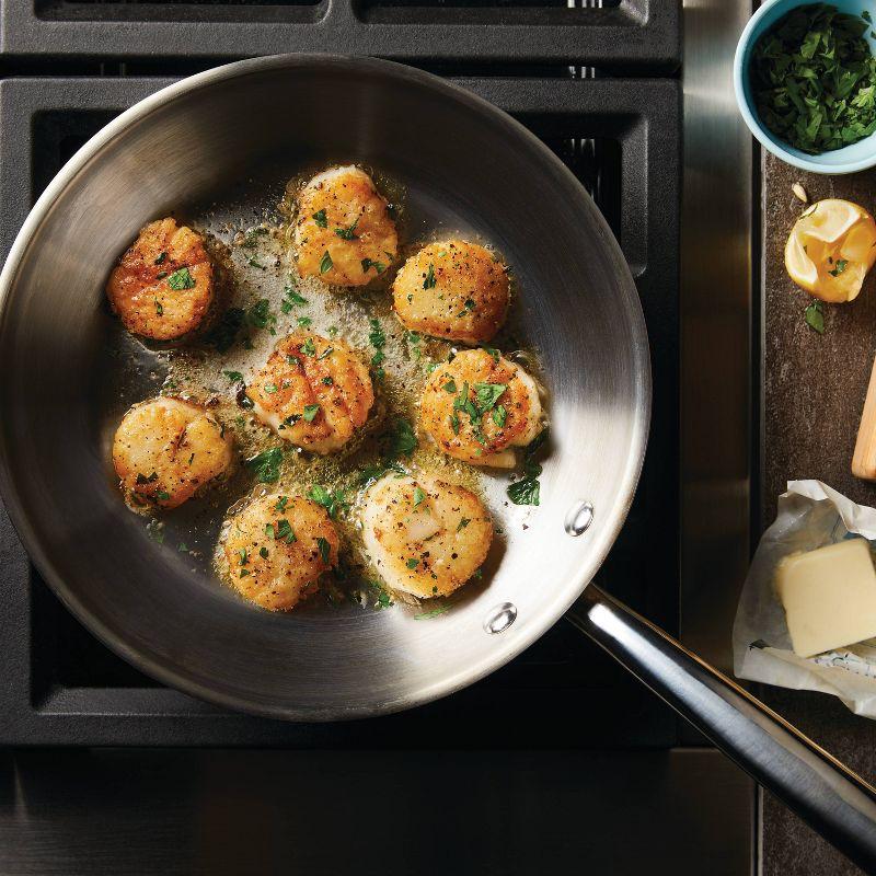 Rachael Ray Rachael Ray Professional Stainless Steel Induction Frying Pan / Skillet, 10 Inch, Silver