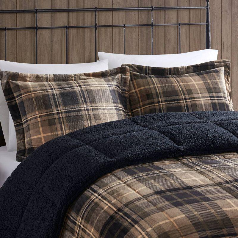 Woolrich Woolrich Alton Plush to Sherpa Down Alternative Comforter Set