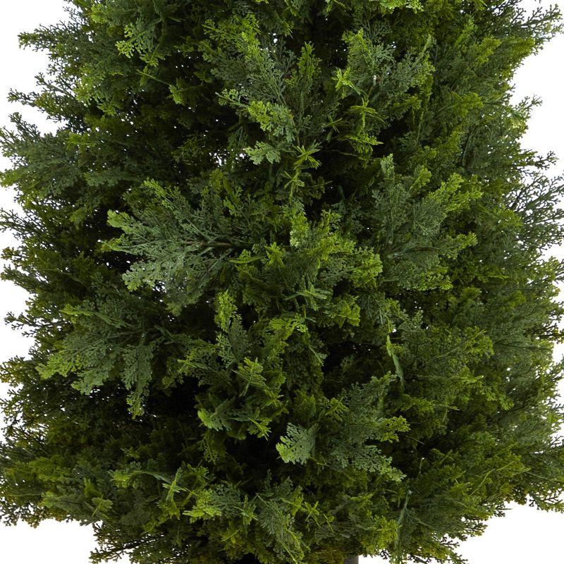 5.5ft. Cypress Cone Topiary Artificial Tree UV Resistant (Indoor/Outdoor)