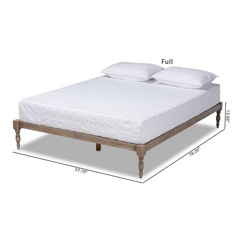 Iseline Wood Platform Bed Frame - Baxton Studio