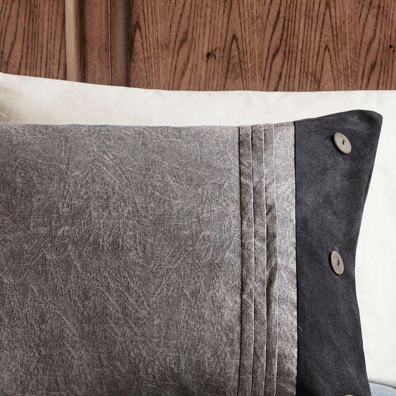 Madison Park Boone 7 Piece Faux Suede Comforter Set