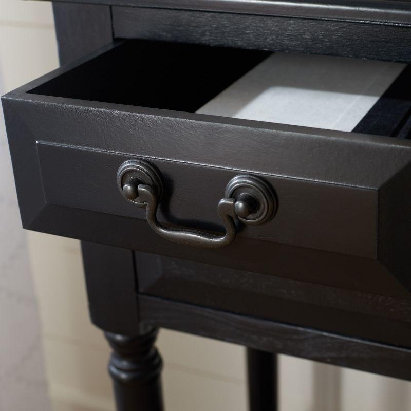 Primrose 3 Drawer Console Table - CNS5707B - Black - Safavieh