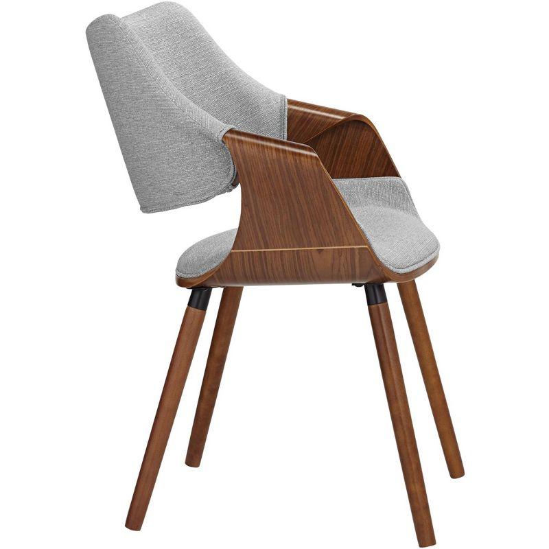 Studio 55D Westin Gray Fabric and Beech Wood Dining Chair