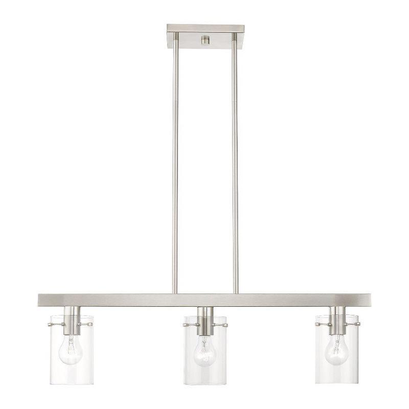 Livex Lighting Munich 3 - Light Chandelier in  Brushed Nickel