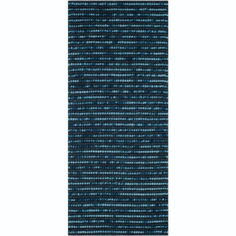 Bohemian BOH525 Hand Woven Runner Rug - Dark Blue/Multi - 2'6"x8' - Safavieh.