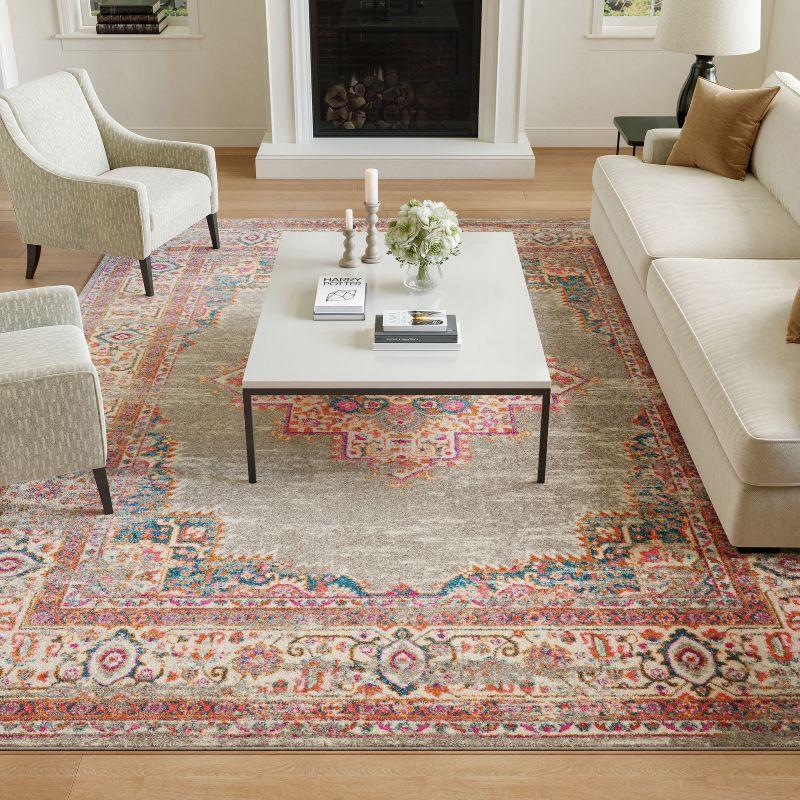 Nourison Passion 12' x 15' Grey Bohemian Indoor Rug