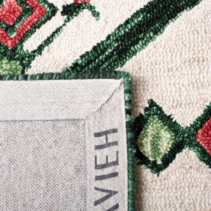 Aspen APN703 Hand Tufted Area Rug - Ivory/Green - 4'x6' - Safavieh.