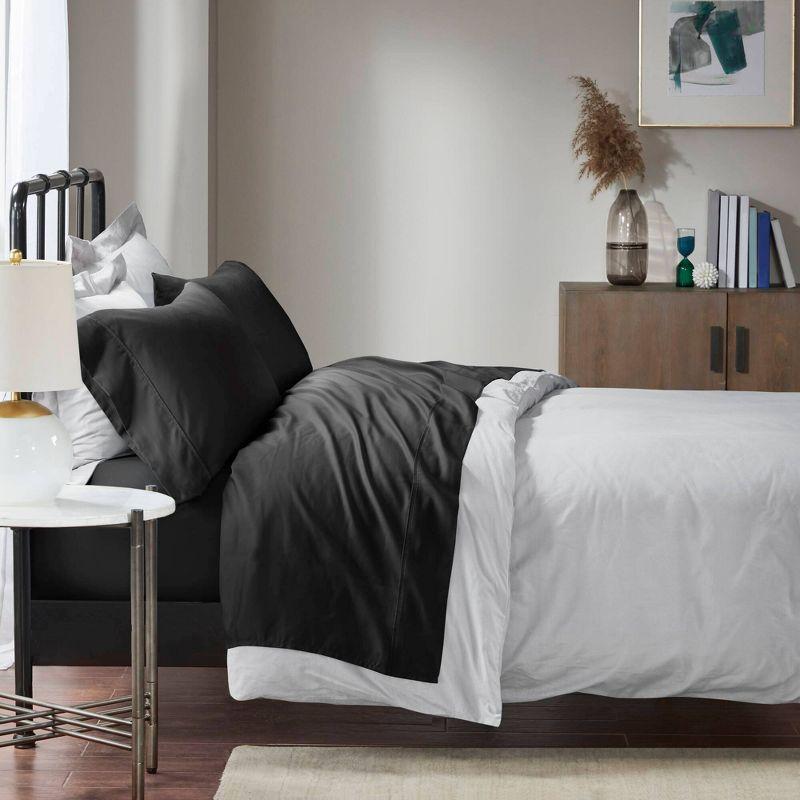Madison Park 1500 Thread Count Cotton Blend 4-Piece Sheet Set