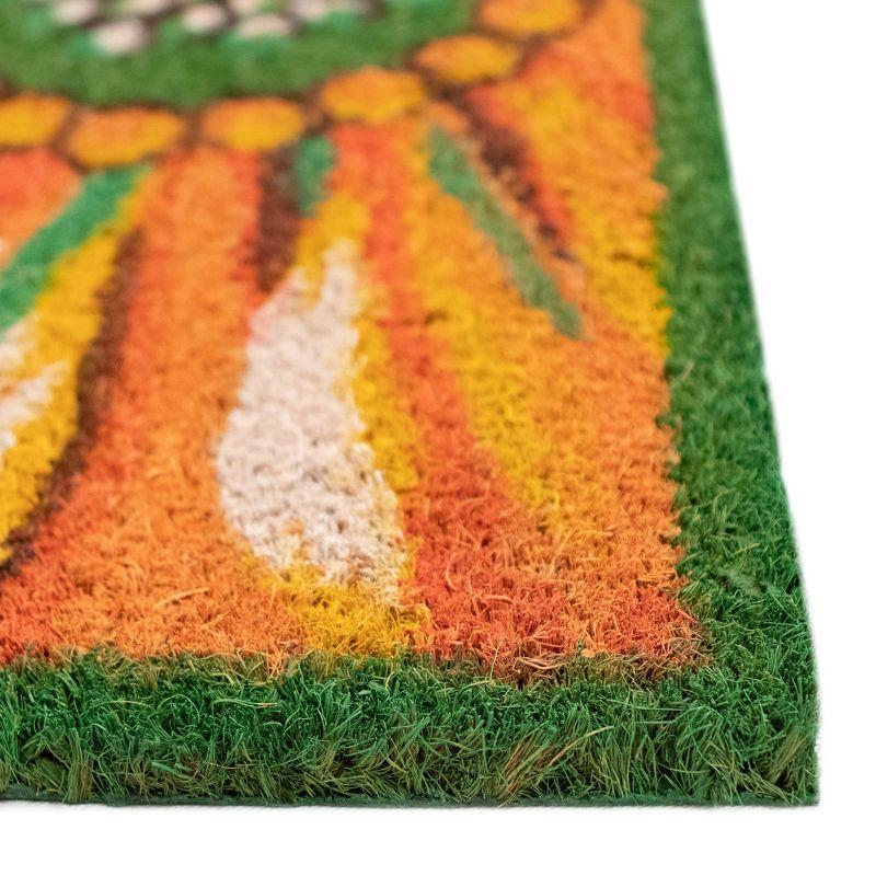 Sunlit Sunflower Coir Outdoor Welcome Mat 36.5" x 24.5"