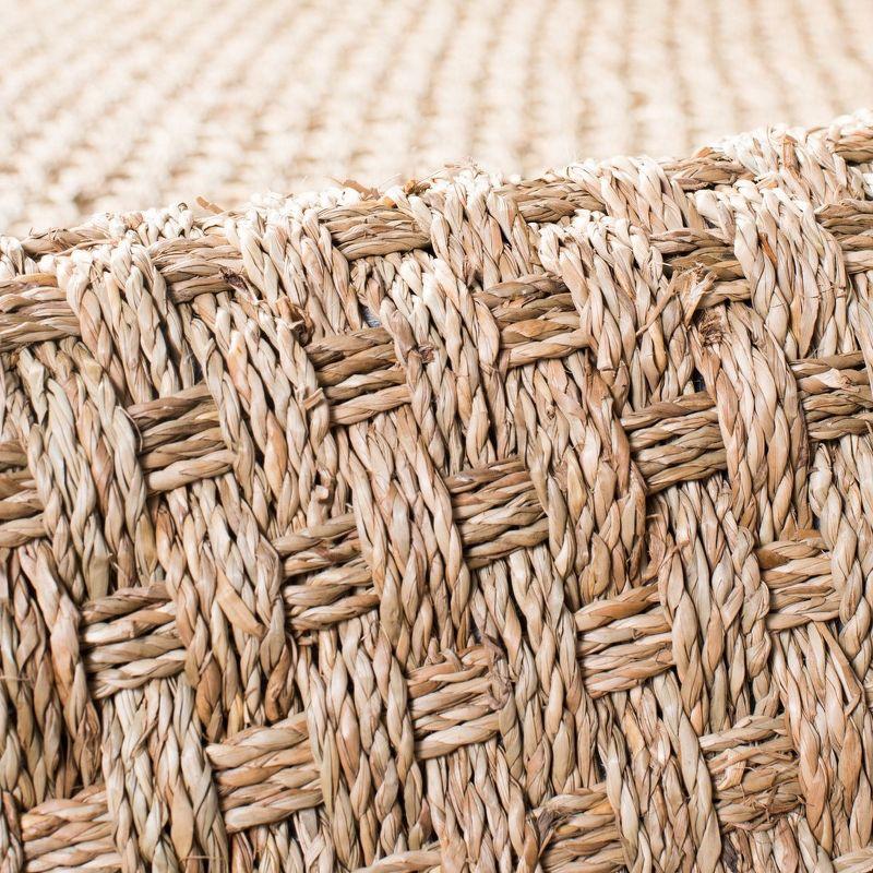 Natural Fiber NF114 Power Loomed Indoor Area Rug - Natural/Dark Grey - 6'x9' - Safavieh.
