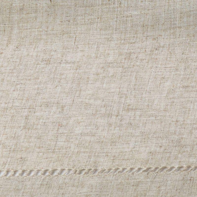 (Set of 12) 14"x20" Toscana Placemat Natural - Saro Lifestyle: Machine Washable, Polyester Blend, Rectangular Shape