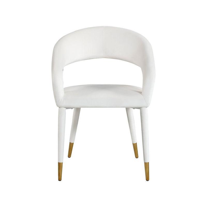 Meridian Furniture,Destiny Cream Velvet Dining Chair