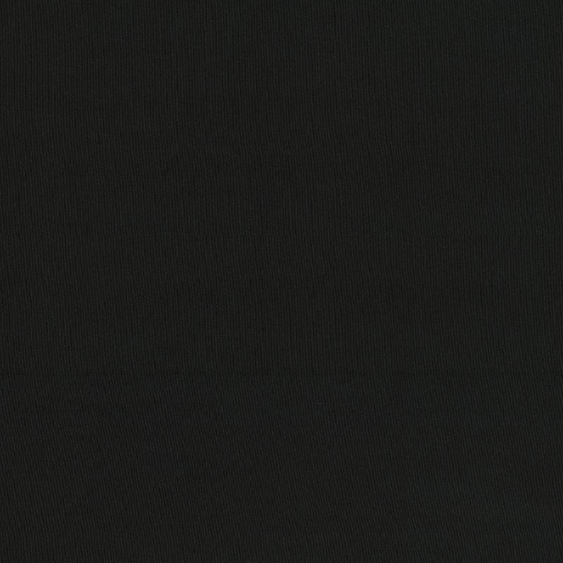 Pillow Perfect 72.5"x21" ECOM Canvas Outdoor Chair Cushion Black: UV & Weather-Resistant Patio Comfort