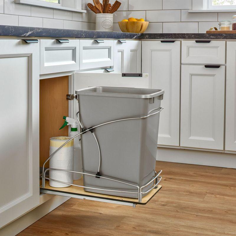 Rev-A-Shelf Rev-A-Shelf Double 27 qt. Pullout Trash Containers