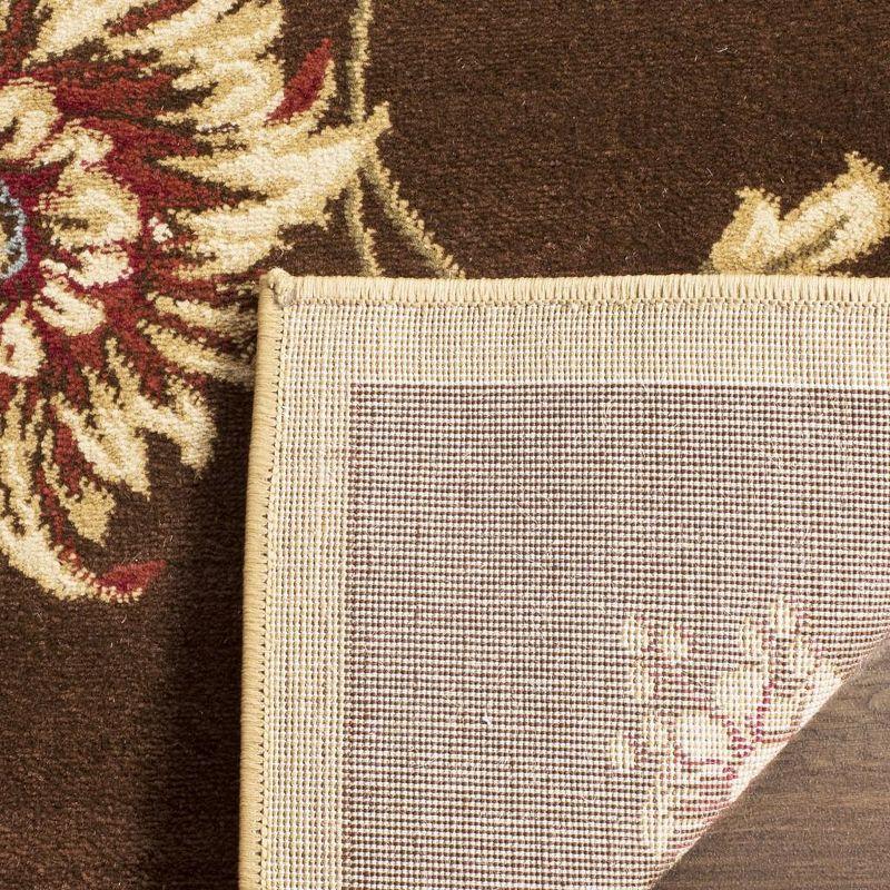 Lyndhurst LNH552 Power Loomed Accent Rug - Brown/Multi - 3'3"x5'3" - Safavieh