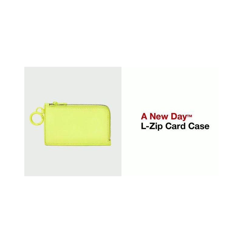 L-Zip Card Case - A New Day™ Off-White
