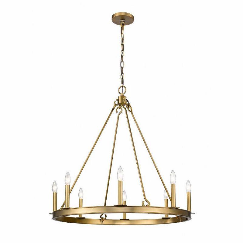 Z-Lite Barclay 8 - Light Chandelier in  Olde Brass