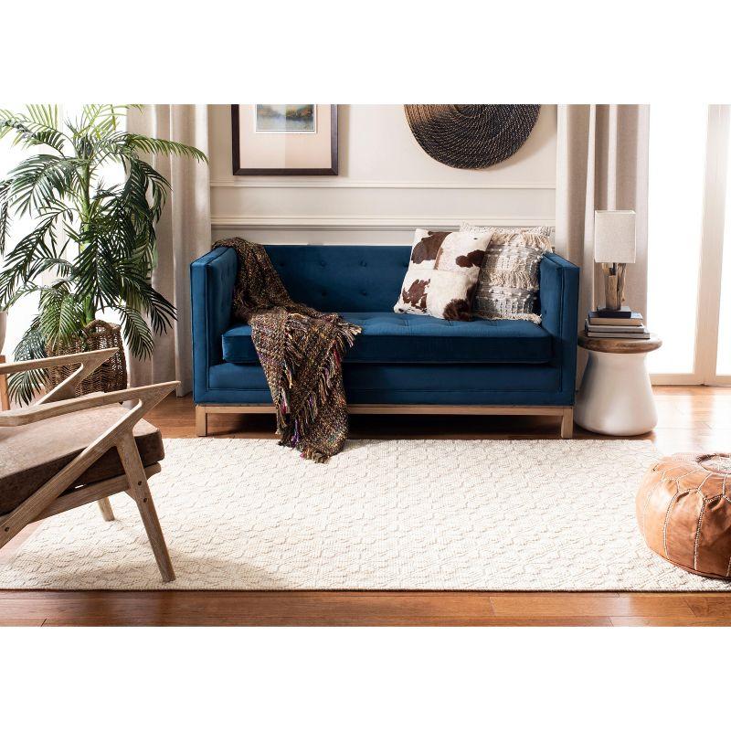 Martha Stewart Vermont - MSR3503 - Indoor Hand Woven Area Rugs - Ivory - 6'x9'