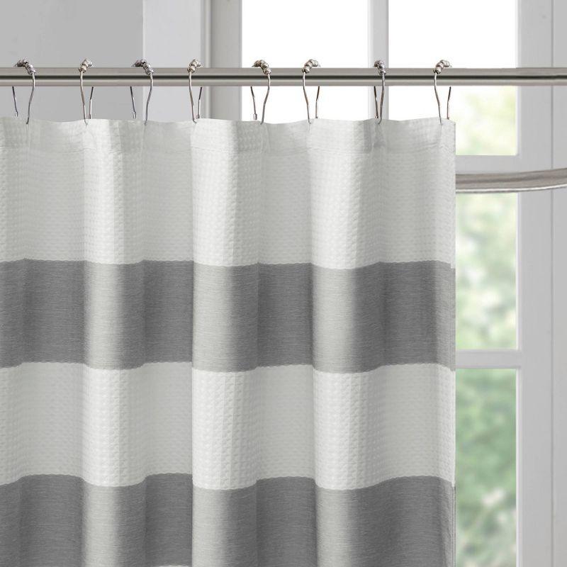 Striped Single Shower Curtain