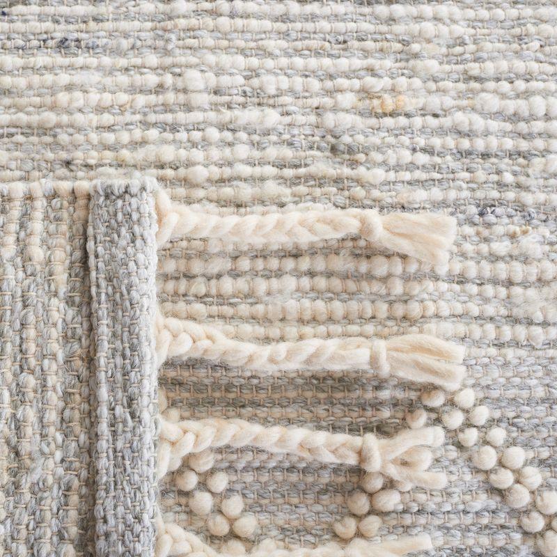 Natura NAT296 Hand Woven Indoor Area Rug - Ivory/Grey - 6'x9' - Safavieh
