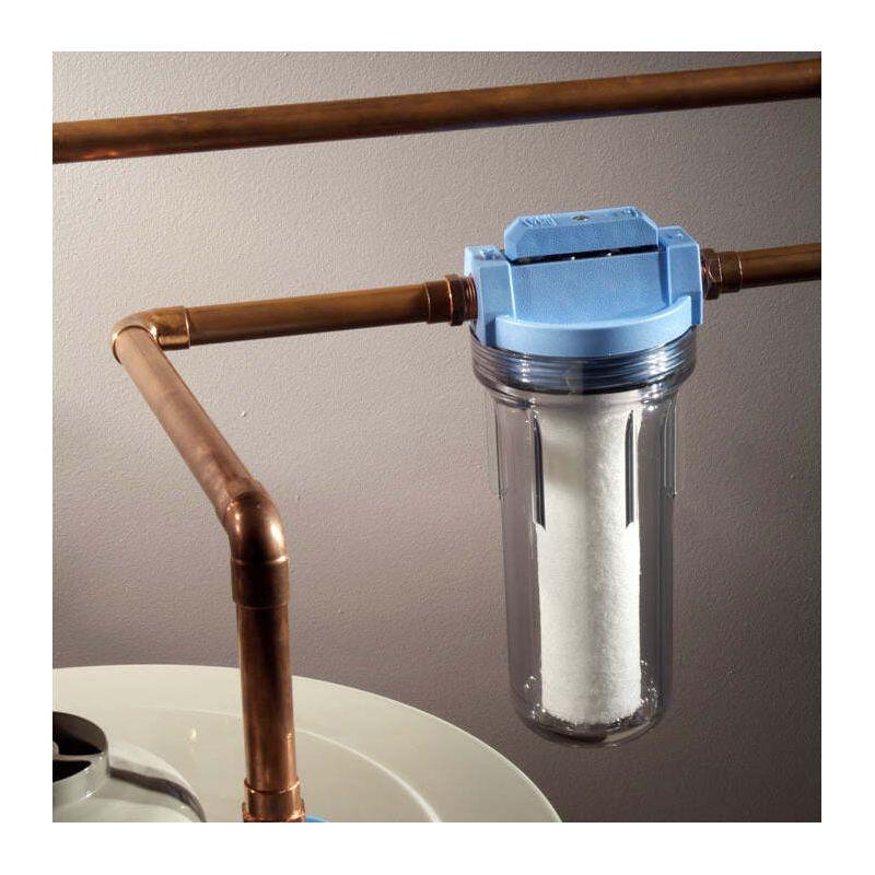 Clear Whole House Sediment Valve-In-Head Water Filter