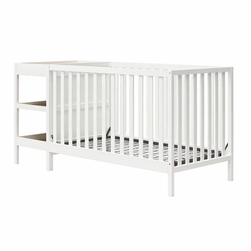 White Pine 3-in-1 Convertible Crib and Changer Combo