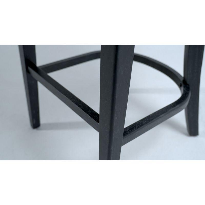 Maven Lane Maven Lane Isabella Swivel Stool Upholstered with Canvas Fabric