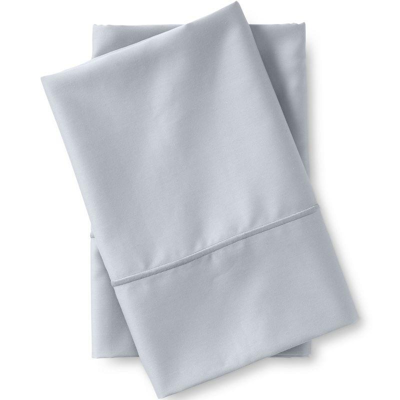 Supima Cotton Light Gray 400 Thread Count Pillowcase Set