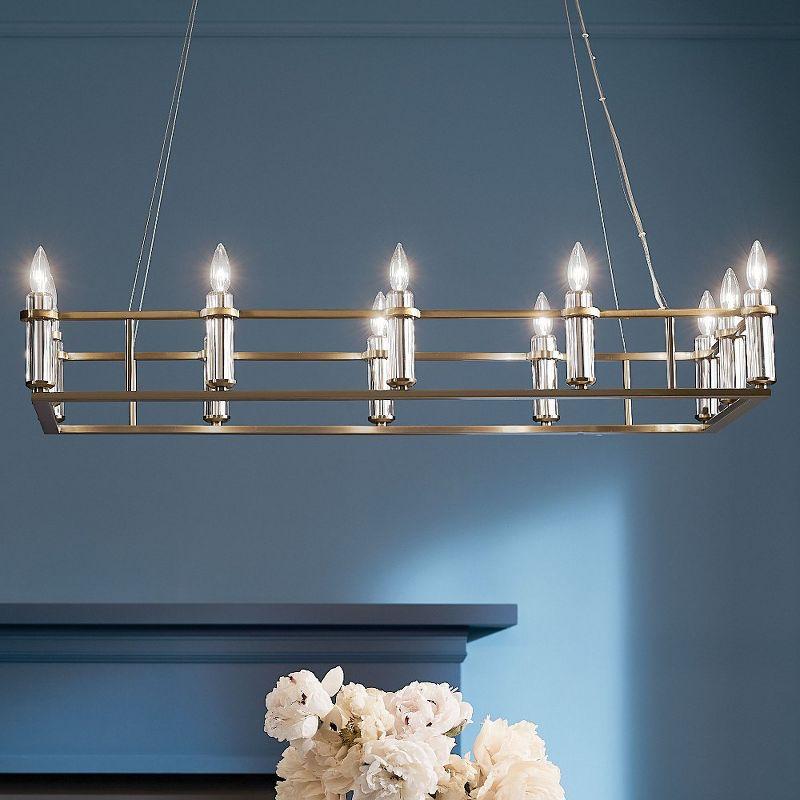 Kichler Lighting Rosalind 12 - Light Chandelier in  Brushed Natural Brass