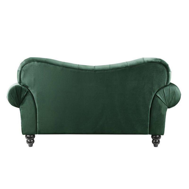 76&#34; Iberis Sofa Green Velvet - Acme Furniture