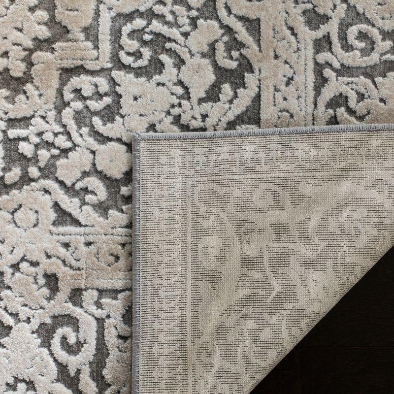 Reflection RFT664 Power Loomed Indoor Area Rug - 8'x10' - Dark Grey/Cream - Safavieh