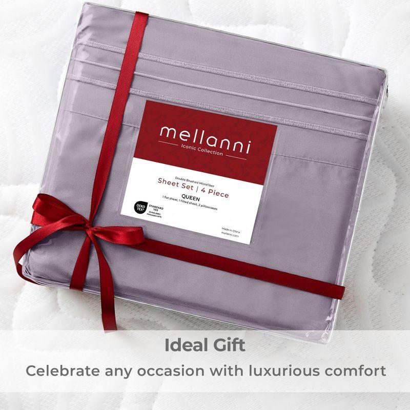 4 Piece Microfiber Sheet Set - Mellanni