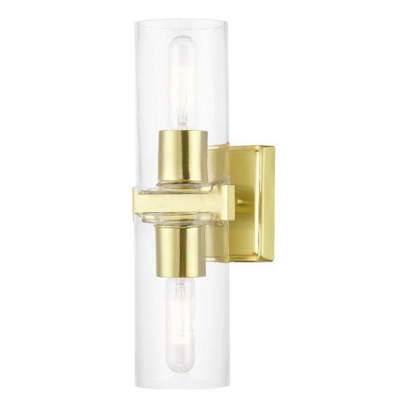 Livex Lighting Clarion 2 - Light Vanity in  Satin Brass