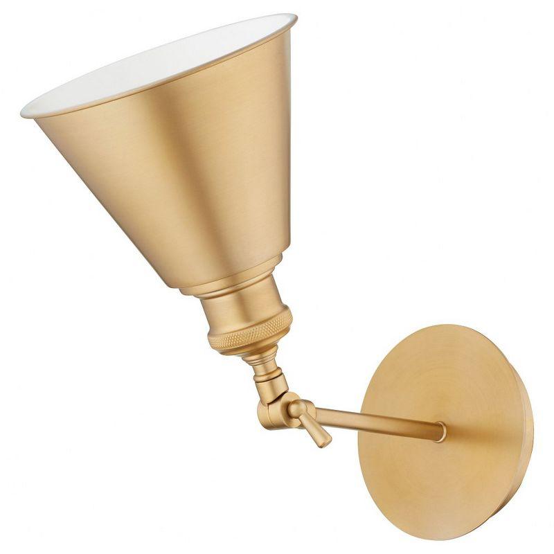 Quorum Lighting 1 - Light Sconce in  Aged Brass