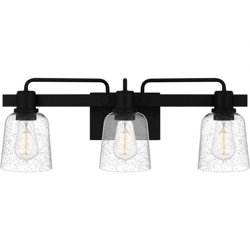 Quoizel Lighting Lydia 3 - Light Vanity in  Matte Black
