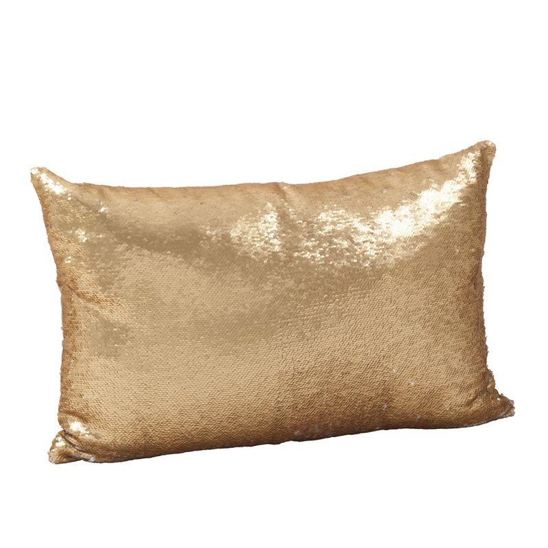 Saro Sirun Collection Sequined Throw Pillow
