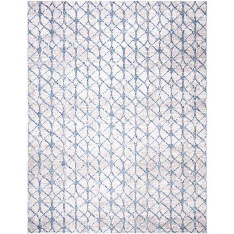 Amelia ALA792 Power Loomed Indoor Area Rug - Grey/Blue - 9'x12' - Safavieh