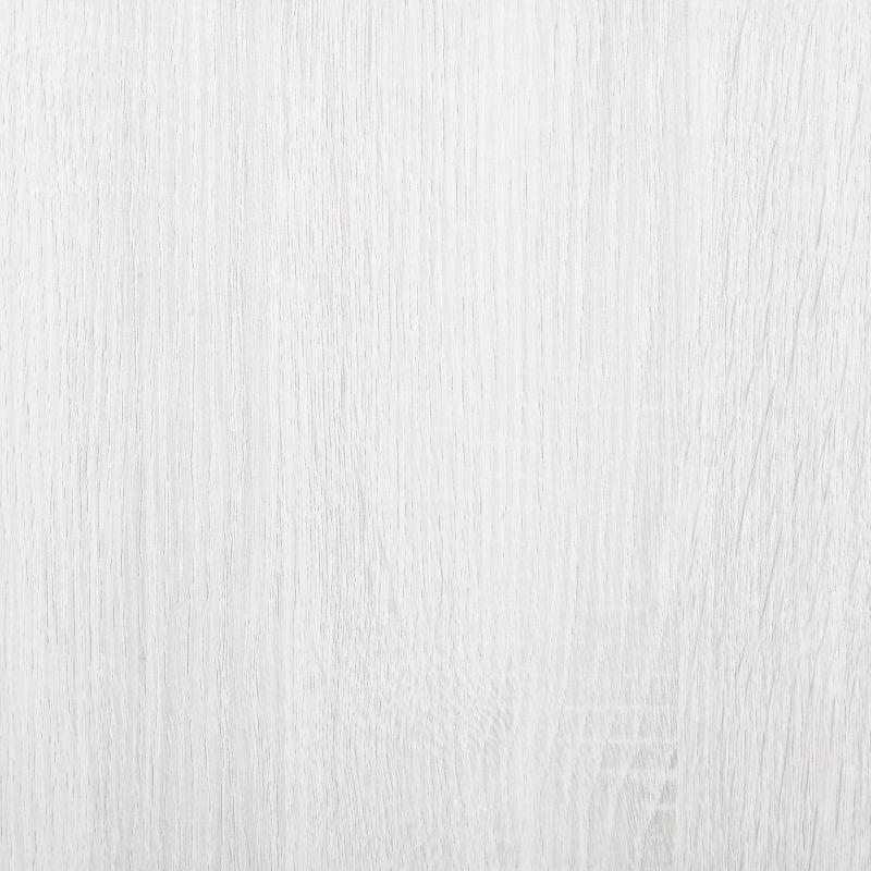 Crosley Camden Corner TV Stand for TVs up to 50" Whitewash: Mid-Century Modern Entertainment Center with Adjustable Shelves