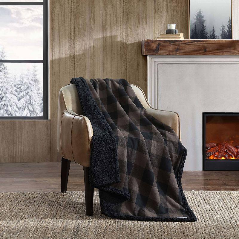 50"x60" Cabin Plaid Throw Blanket - Eddie Bauer