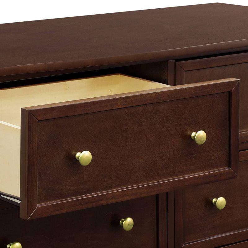 Espresso Nursery 6-Drawer Double Dresser for Ample Storage