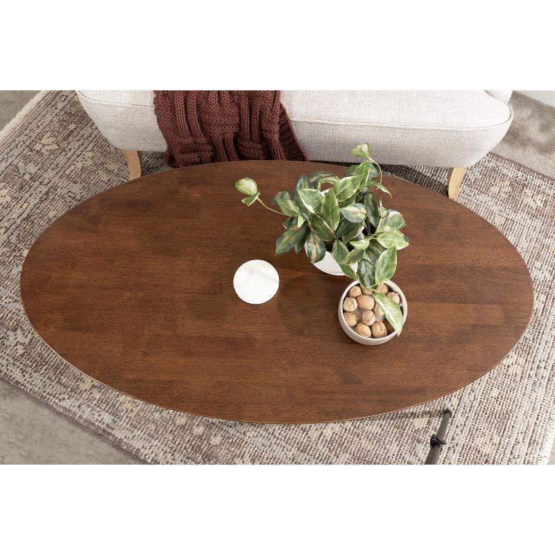 Kate and Laurel Nylah Oval Coffee Table