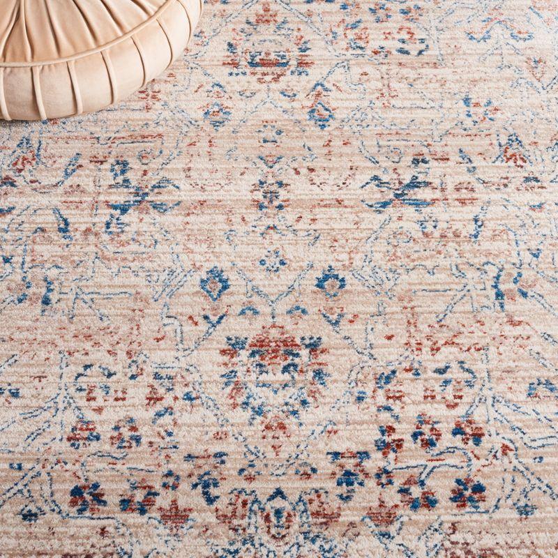 Vintage Persian VTP427 Power Loomed Area Rug - Beige/Rust - 6'x9' - Safavieh.