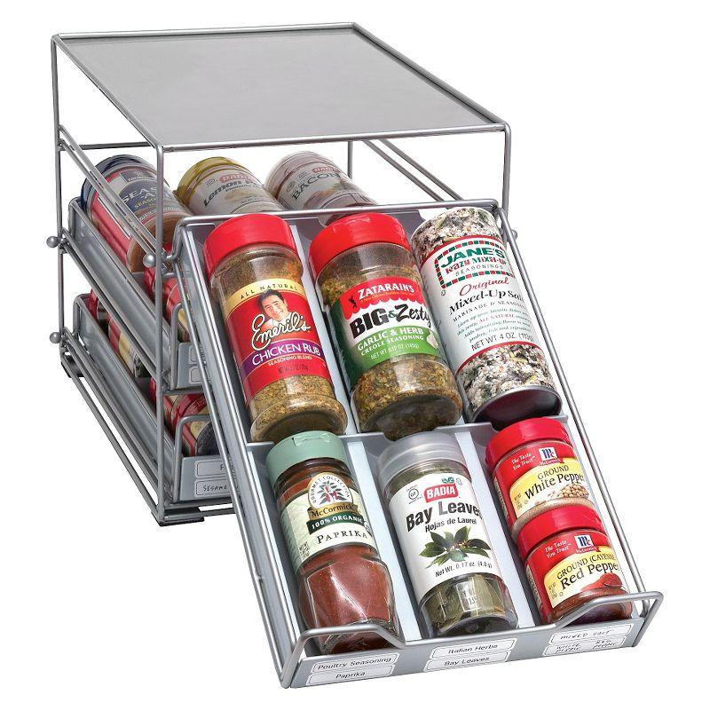 3-Tier Tilt Down Spice Drawer - Lipper International