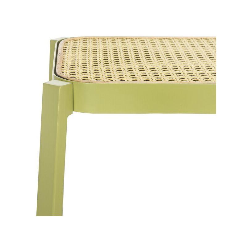 Palmyra Counter Stool - Green/Natural - Safavieh