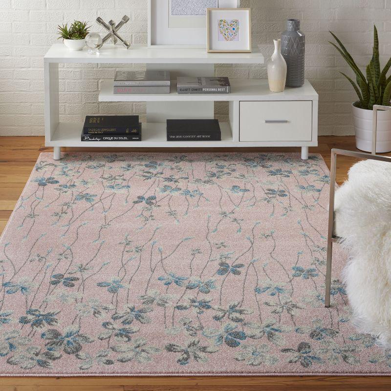 Nourison Tranquil Bohemian Botanical Bloom Area Rug