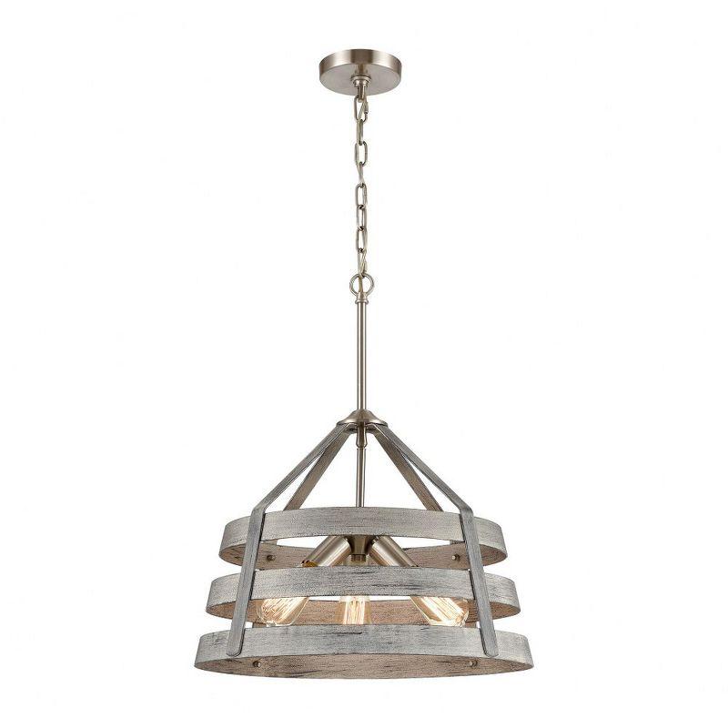 Romie 3 - Light Dimmable Drum Chandelier