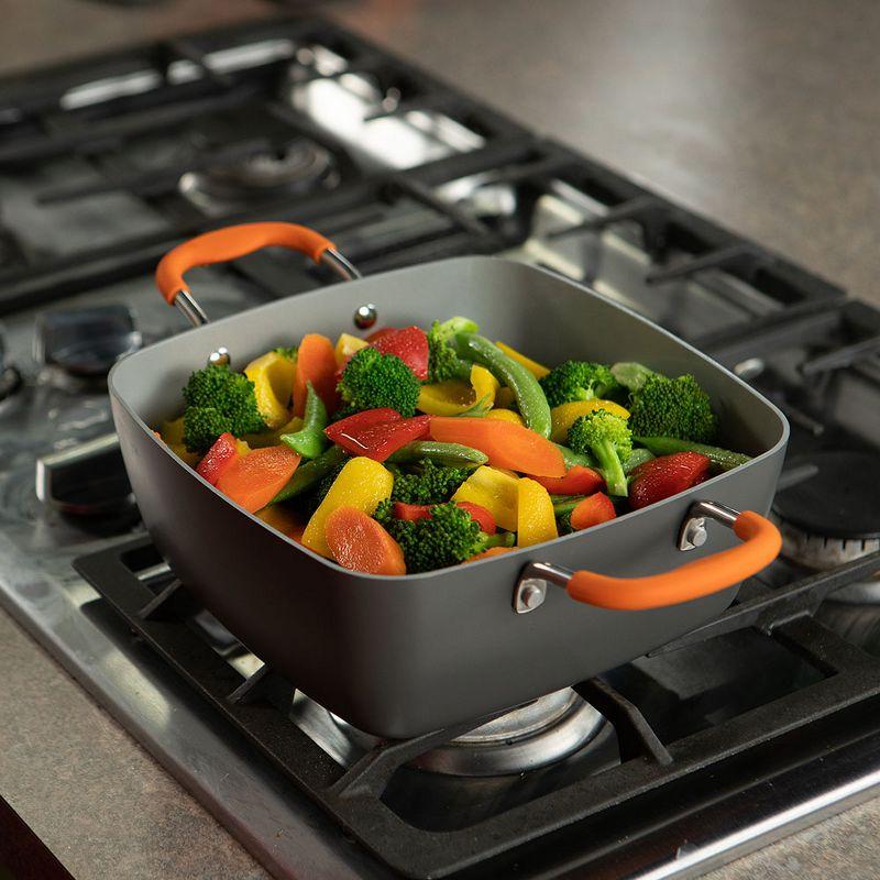 MasterChef MC3006 17 Pieces Champions Square Cookware Set Orange