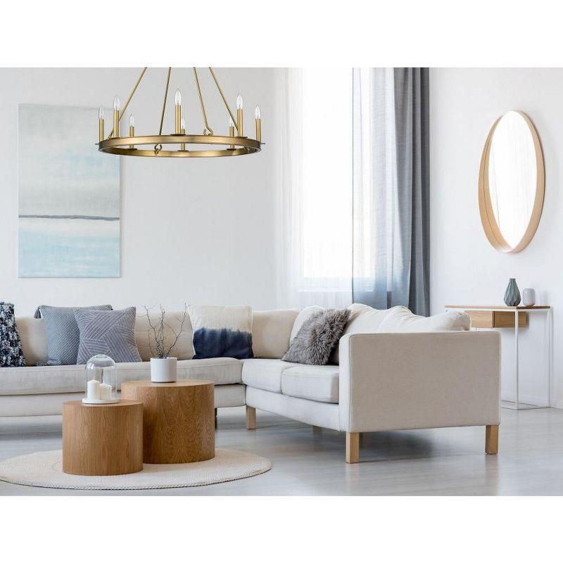 Z-Lite Barclay 8 - Light Chandelier in  Olde Brass