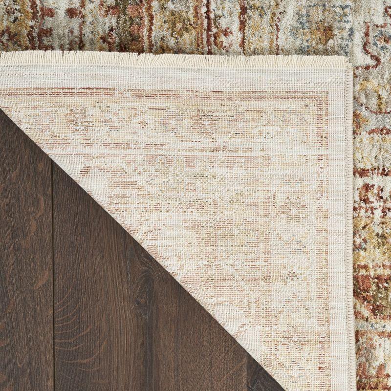 Nourison Petra Oramental Indoor Rug Ivory Multi 3'11" x 5'11"