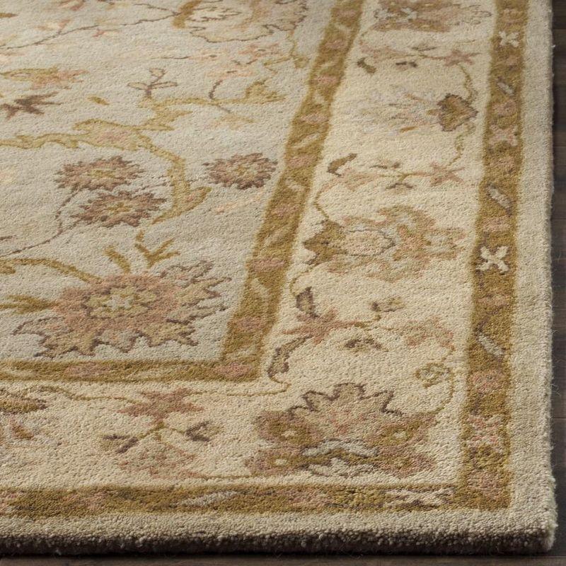 Antiquity AT62 Hand Tufted Indoor Area Rug - Light Grey/Beige - 4'x6' - Safavieh